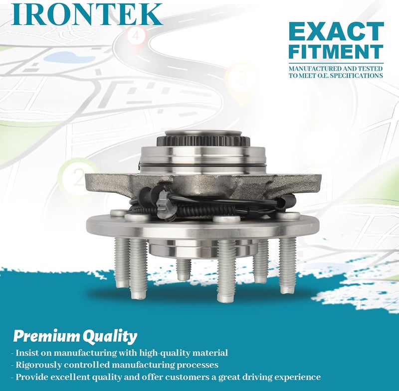 IRONTEK مجموعة محور تحمل العجلة الأمامية IRONTEK 515079 لفورد F-150 ولينكولن مارك - Image 3