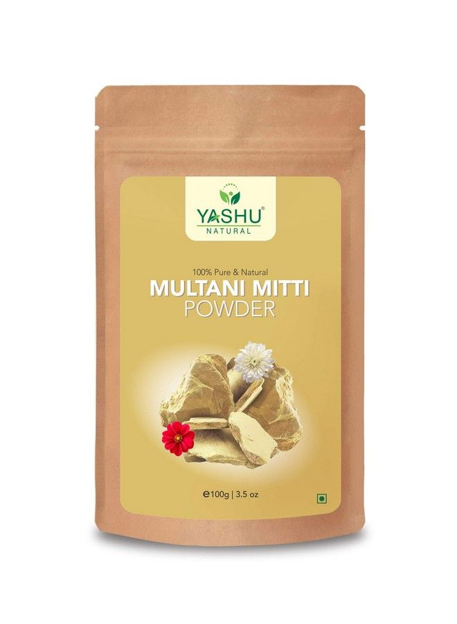 YASHU مسحوق مولتاني ميتى طبيعي 100% لوجه (100 جرام) - Image 2