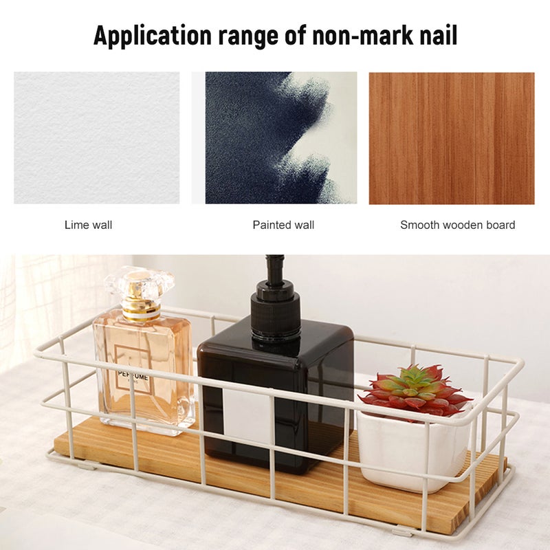 Wall Mount Floating Shelf Home Storage Shelves Countertop Display Storage Rack Kitchen Bathroom Organizer Shelf - Image 3
