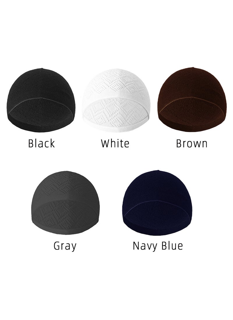 Generic - Knit Cap Breathable Hollow Wig Beanie Unisex Black 20835 - Image 1