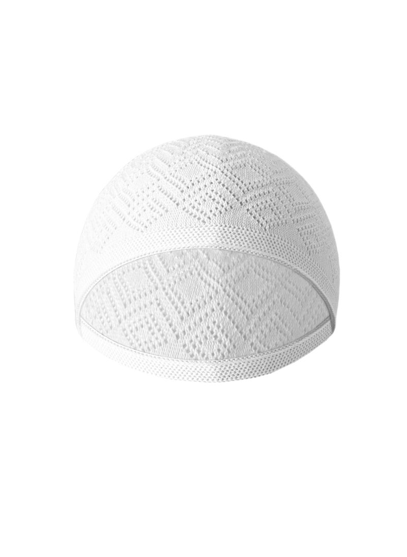 Generic - Knit Cap Breathable Hollow Wig Beanie Unisex Black 20835 - Image 1
