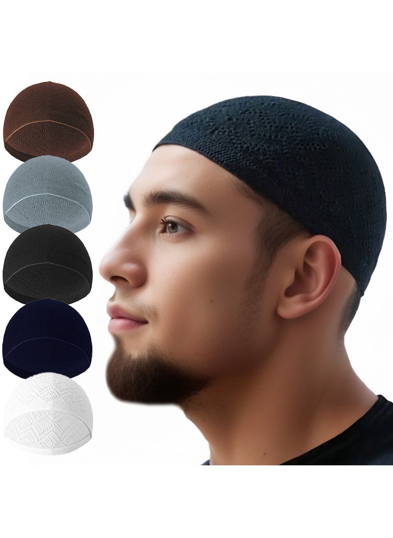 Generic - Knit Cap Breathable Hollow Wig Beanie Unisex Black 20835 - Image 1