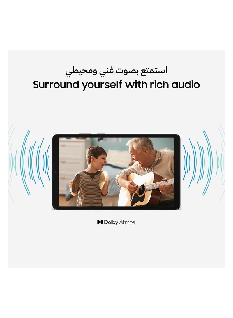 سامسونج جالاكسي تاب A11 8.7 بوصة (22.05 سم) TFT LCD، 8 جيجابايت RAM، 128 جيجابايت تخزين، واي فاي + LTE، فضي – SM-X135F (نسخة دولية) - Image 3