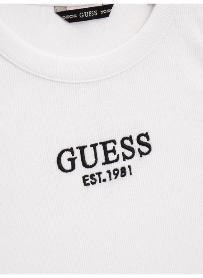 GUESS Kids Midi Crew Neck T-Shirt  - Image 3