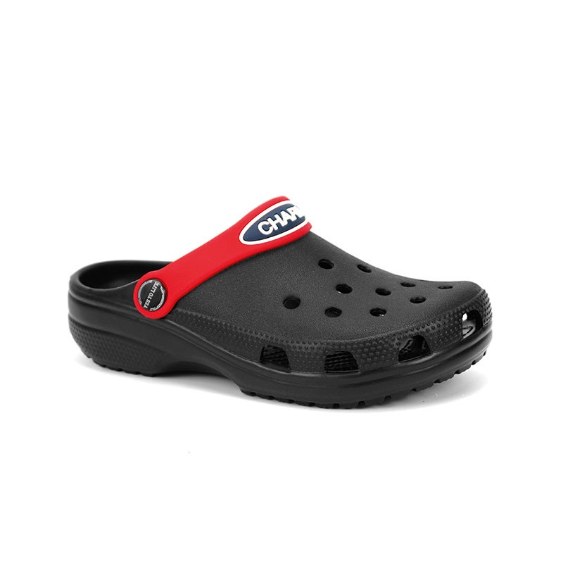 Children'S Soft-Soled Hole Shoes With Baotou Children'S Sandals Non-Slip Beach Shoes Boys Slippers Girls' Garden Shoes - Image 1