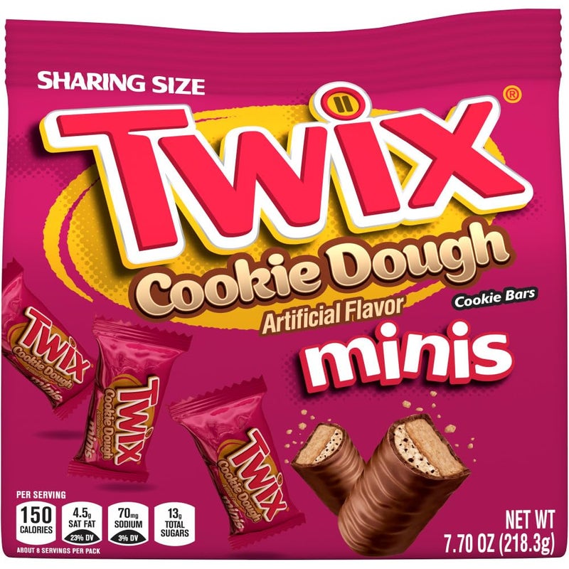 Twix شوكولاتة توكس ميني بنكهة عجينة البسكويت، حجم للمشاركة، 7.7 أونصة (عبوة من 8) - Image 1