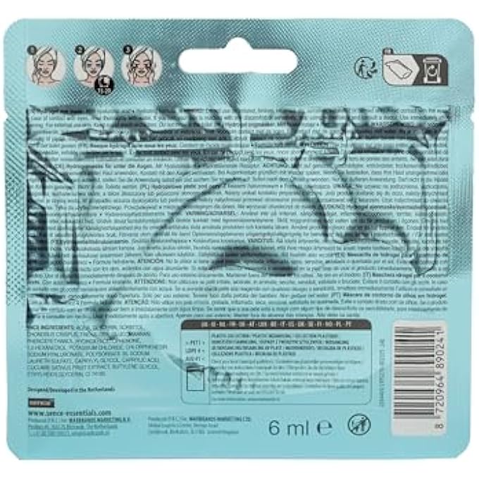 Sence Hydro Shock Eye Pads, Hydrogel Face Care, Eye Mask with Hyaluronic Acid, Vegan Beauty Eye Mask, Moisturising Skincare for Women and Men, Pack of 6 (6 x 2 Pads) - Image 2
