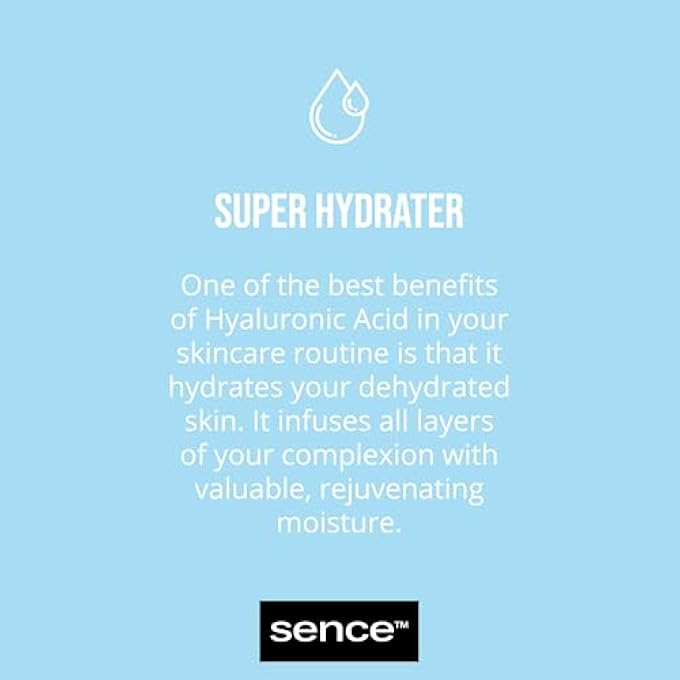 Sence Hydro Shock Eye Pads, Hydrogel Face Care, Eye Mask with Hyaluronic Acid, Vegan Beauty Eye Mask, Moisturising Skincare for Women and Men, Pack of 6 (6 x 2 Pads) - Image 3