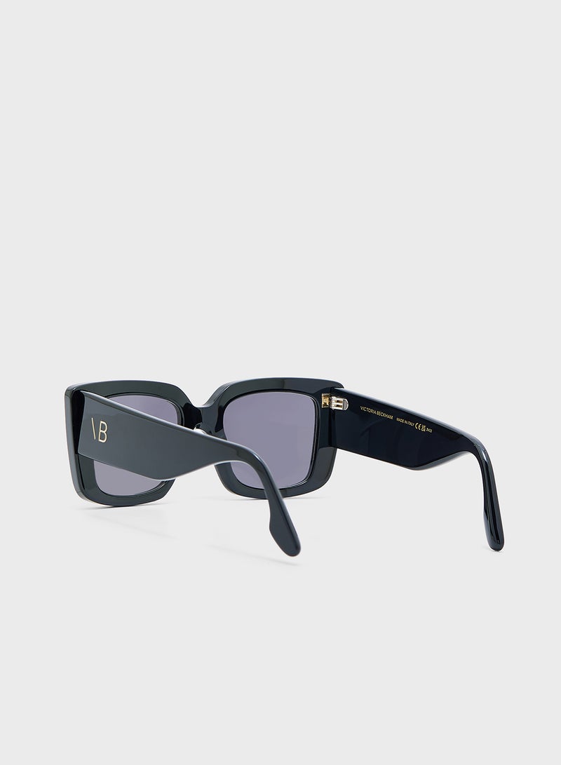 Victoria Beckham Modified Rectangle Sunglasses - Image 3