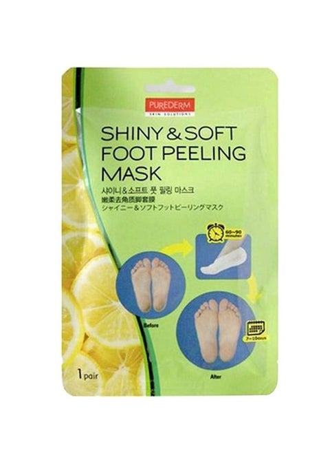 Shiny and Soft Peeling Mask for Feet