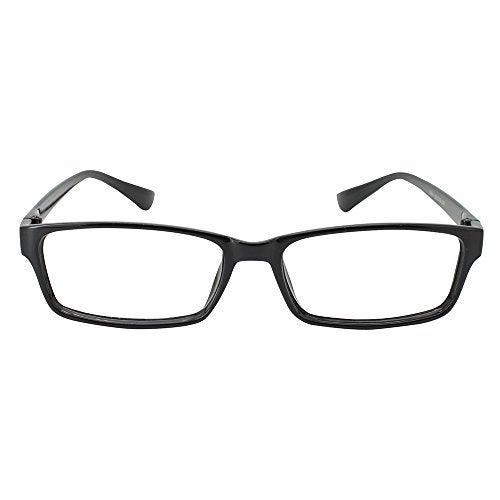 EyeYee Reading Glasses +0.75 Black - Rectangle Full Rim Anti Reflective Mens Womens Eyeglasses Readers Comfortable Stylish Glasses - Image 2
