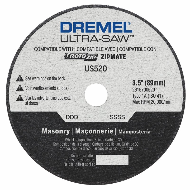 BOSCH Dremel US520-01 Ultra-Saw 3.5-Inch Masonry Cutting Wheel - Image 5