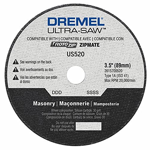 BOSCH Dremel US520-01 Ultra-Saw 3.5-Inch Masonry Cutting Wheel - Image 1