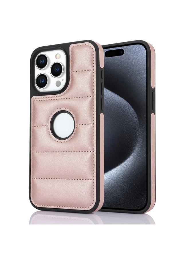 S-TOP Case For iPhone 15 Pro Max Piano Key Hollow Cutout PU Phone Case - Image 1