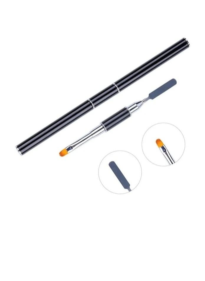 Generic Double End Brush Pusher Multi Function UV Gel Acrylic Painting Pen Multicolour  - Image 3