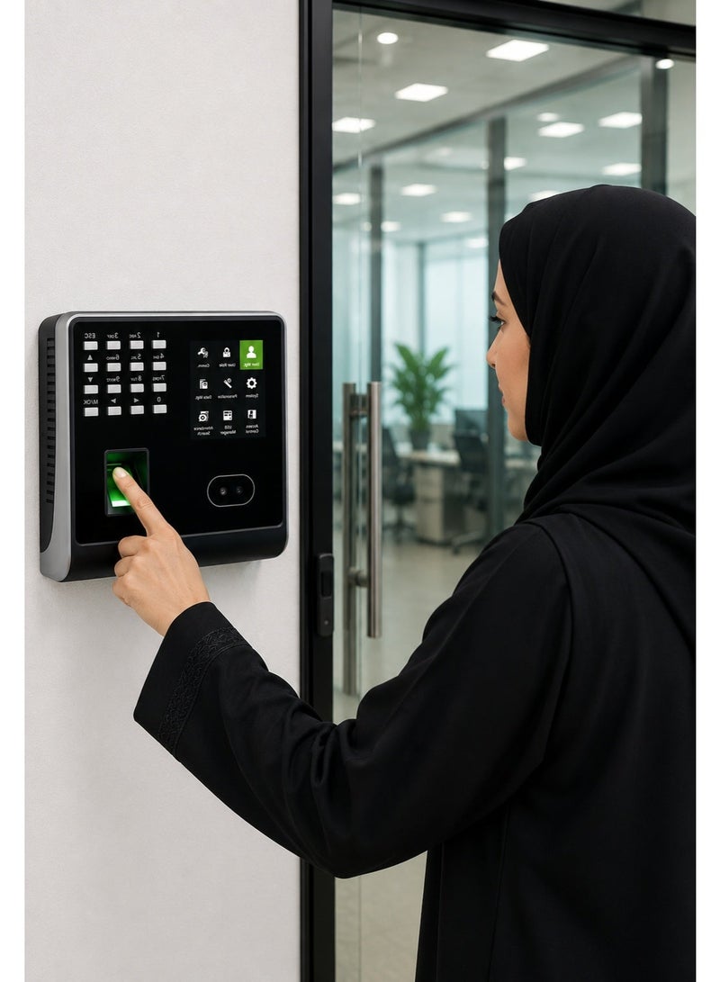 زد كيه تيكو جهاز حضور وانصراف وتحكم بالدخول MB1000 ببصمة الوجه وبصمة الإصبع BioID وبطاقات RFID – شاشة TFT ملونة 2.8 بوصة – سعة 2000 وجه و3000 بصمة - Image 4