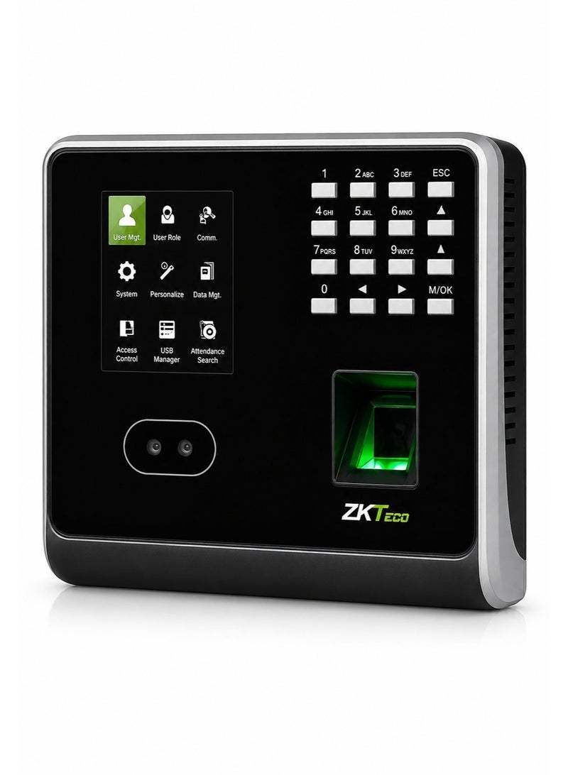 زد كيه تيكو جهاز حضور وانصراف وتحكم بالدخول MB1000 ببصمة الوجه وبصمة الإصبع BioID وبطاقات RFID – شاشة TFT ملونة 2.8 بوصة – سعة 2000 وجه و3000 بصمة - Image 1