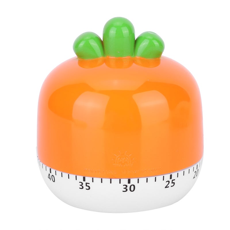 Cartoon Mechanical Manual Kitchen Cooking Timer Alarm Reminder Timepiece Countdown ToolOrange - Image 5