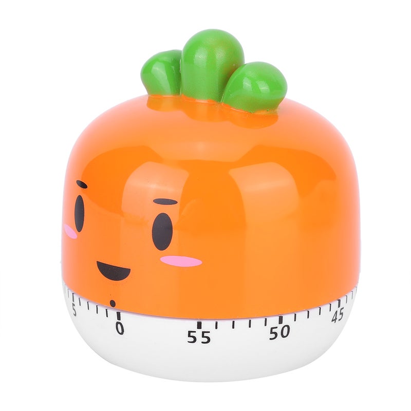 Cartoon Mechanical Manual Kitchen Cooking Timer Alarm Reminder Timepiece Countdown ToolOrange - Image 4