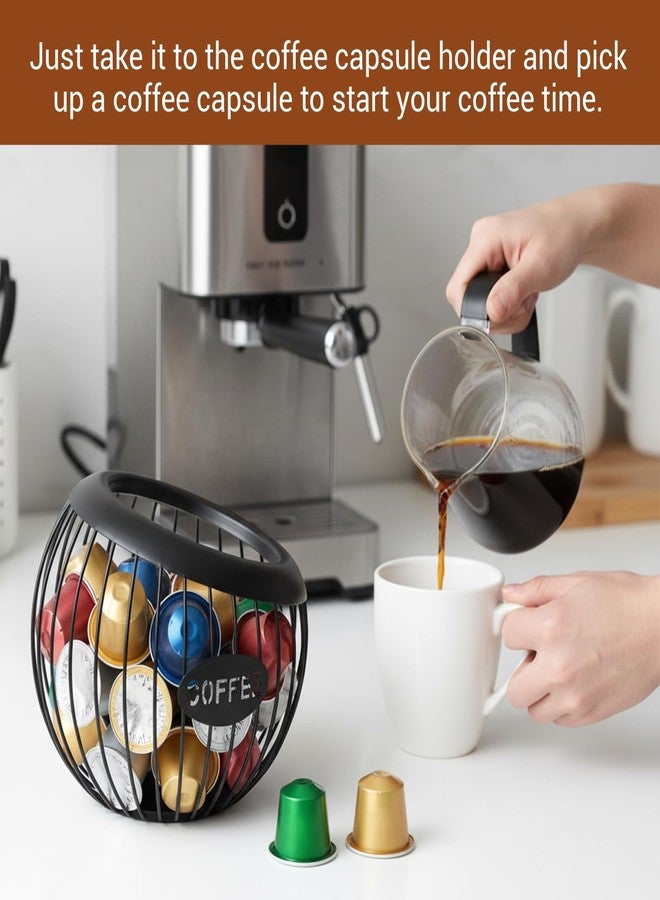 Sibba 2 Pack Large Capacity Coffee Pod Holders Basket, Coffee Pod Holder for KCup Versatile Coffees Capsule Storage Basket Coffees Bar Organizer for Counter Kitchen Countertop, Storage Bar Accessories - Image 5