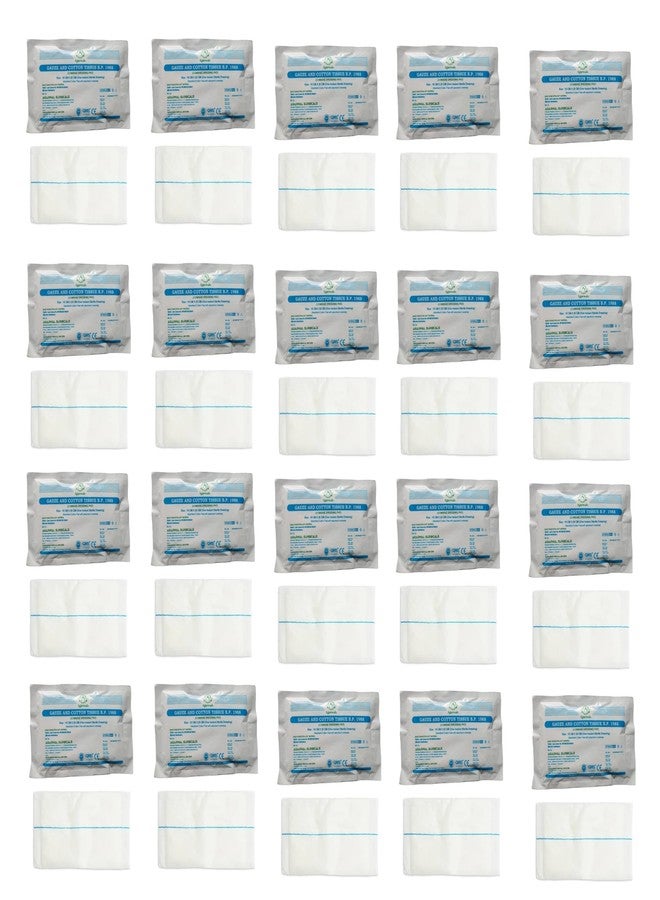 Agarwals Premium Sterile Combine Dressing Surgical Pad 10CM x 20CM (Pack of 20) - Image 1