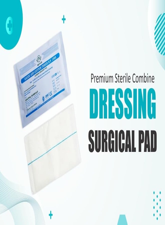 Agarwals Premium Sterile Combine Dressing Surgical Pad 10CM x 20CM (Pack of 20) - Image 5