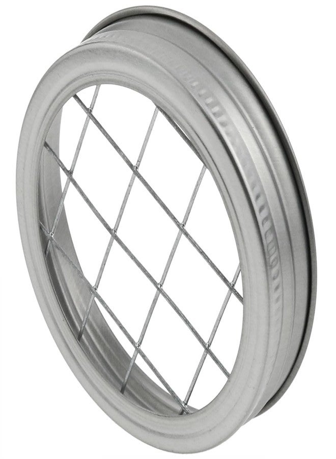 AYLIFU 4 Set Mason Jar Lids - Silver - 2.75 Inches - Tinplate - Screw Top - Holder - Flower Organizer & Decoration Accessories - Image 3