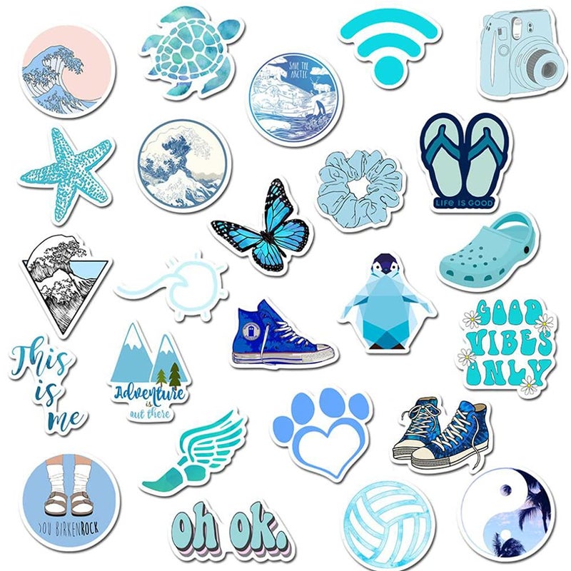 Wooowyet Girl's Pink Aesthetic Stickers Waterproof Cute Stickers 50 PCS Water Bottle Laptop Phone Stickers for Teens Kids - Image 2