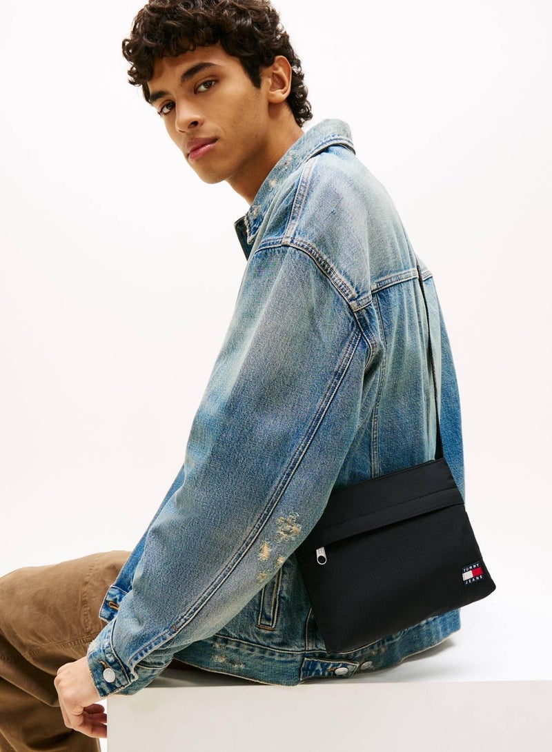 TOMMY JEANS Essential Ripstop Crossbody Sacoche Bag - Image 2