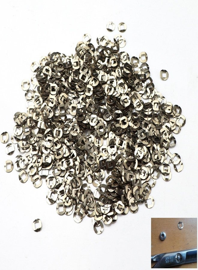 TorSor 15 Pack Hair Cutting Scissors Clicker Plate Replacement Internal Single Layer Stainless Steel Gasket Washer For Hairdressing Scissor Repair Parts Barber Thinning Shears 5 Different Sizes - Image 3