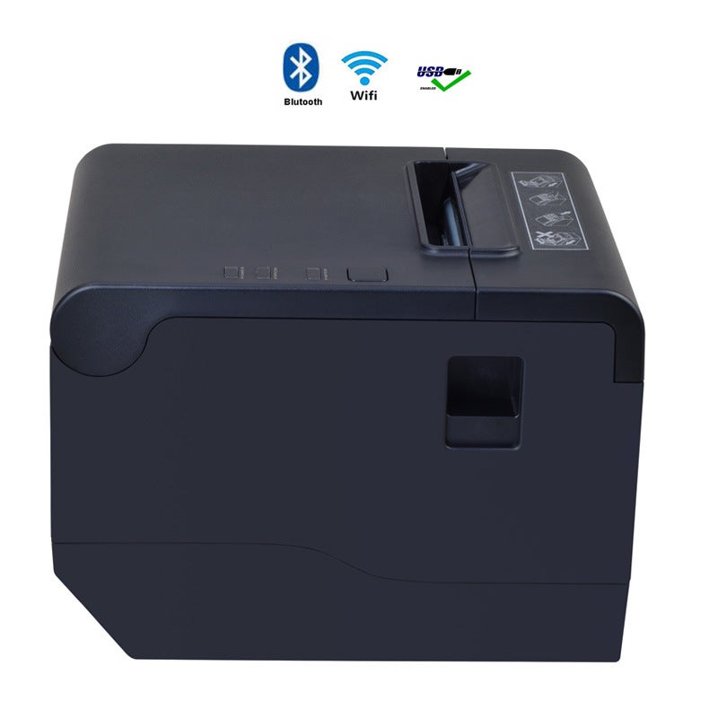 80Mm Thermal Bill Printer Automatic Paper Cutting 300 High-Speed Printing Supermarket Cash Register Catering Takeaway Printer - Image 3