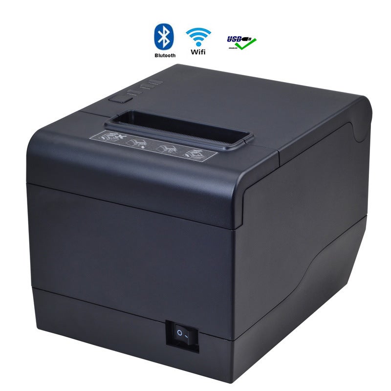 80Mm Thermal Bill Printer Automatic Paper Cutting 300 High-Speed Printing Supermarket Cash Register Catering Takeaway Printer - Image 4