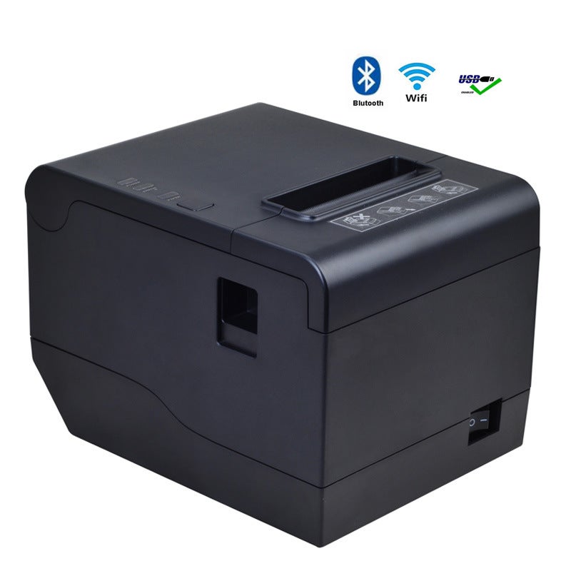 80Mm Thermal Bill Printer Automatic Paper Cutting 300 High-Speed Printing Supermarket Cash Register Catering Takeaway Printer - Image 2