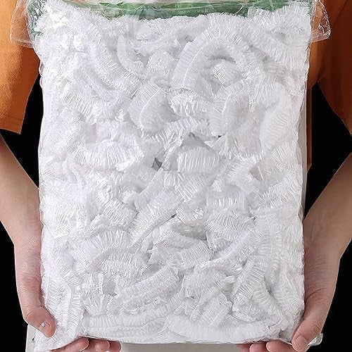 100 Pcs Disposable Food Cover Lid for covering Food, Fruits, Vegetables Fridge Storage,reusable elastic bag Elastic Lid Food Storage Covers for Bowls, Food Covers Mesh Nets[1 PACK]  - Image 4