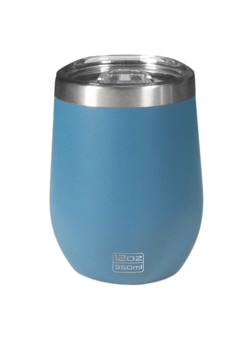 WAICEE Wine Tumbler Steel Blue 12OZ / 350ML - Image 3