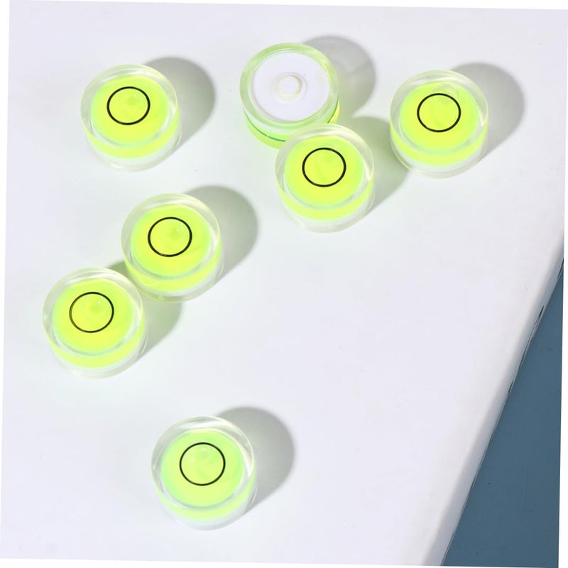 16 Pcs Circular Bubble Level Transparent Plastic Spirit Indicators for Surface Leveling Tools - Image 5
