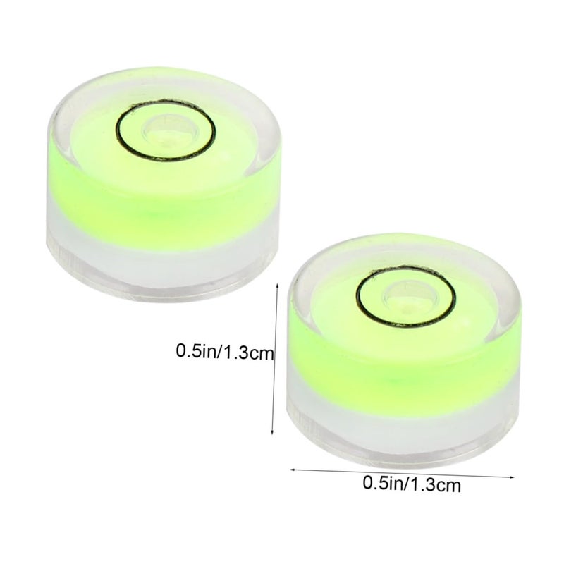 16 Pcs Circular Bubble Level Transparent Plastic Spirit Indicators for Surface Leveling Tools - Image 3