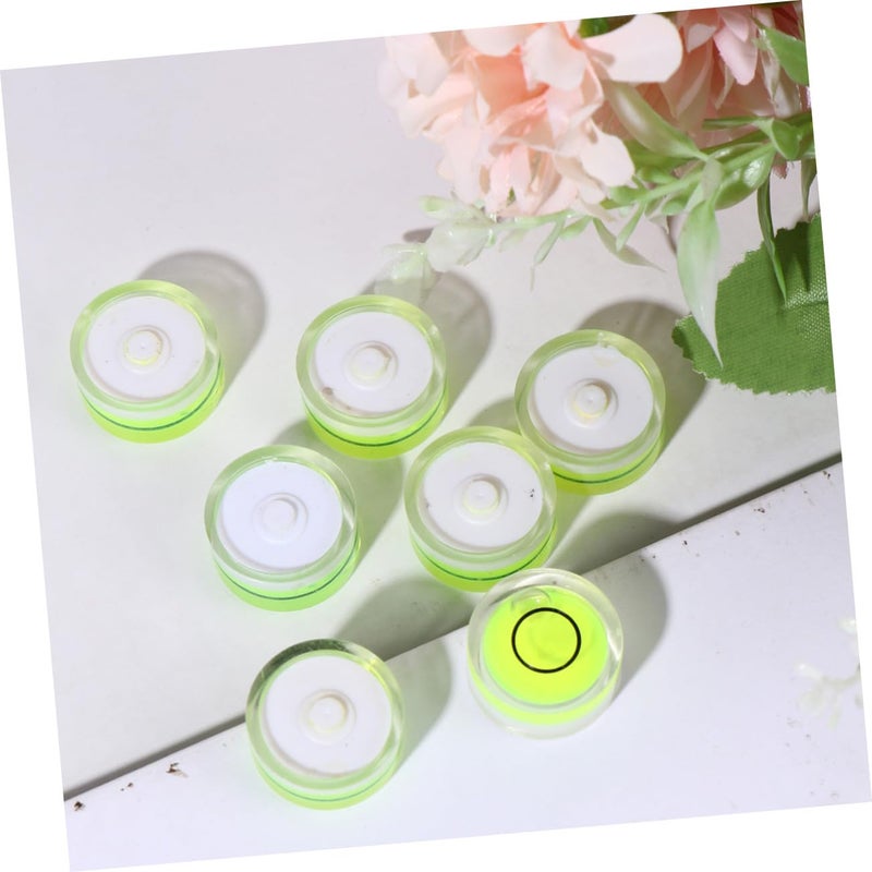 16 Pcs Circular Bubble Level Transparent Plastic Spirit Indicators for Surface Leveling Tools - Image 4