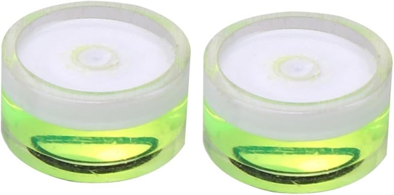 16 Pcs Circular Bubble Level Transparent Plastic Spirit Indicators for Surface Leveling Tools - Image 1