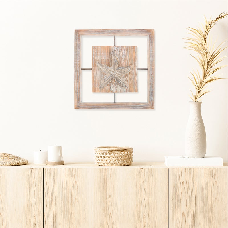 1Pc Wall Art Decor Hanging Wood Decoration Relief Picture Pendant - Image 5