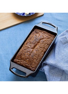 LODGE Seasoned Even Heating Dual Handle Cast Iron Loaf Pan Black 8.5 x 4.5 inch BW8LP  - Image 3