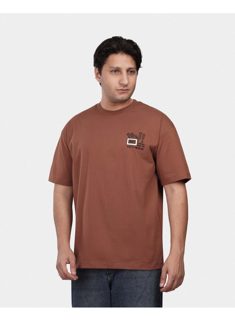 TORINESE "Inspire Terracotta" Graphic Oversize - Image 3