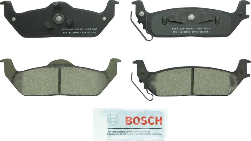 BOSCH BC1012 QuietCast Premium Ceramic Disc Brake Pad Set  Compatible with Select Ford F150 Lincoln Mark LT REAR