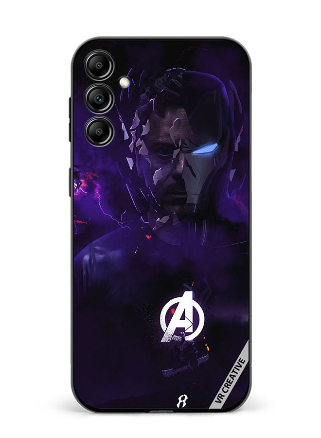 VR CREATIVE غطاء حماية لجهاز سامسونج جالاكسي A14 5G / A14 تصميم آيرون مان أفنجر متعدد الألوان - Image 1
