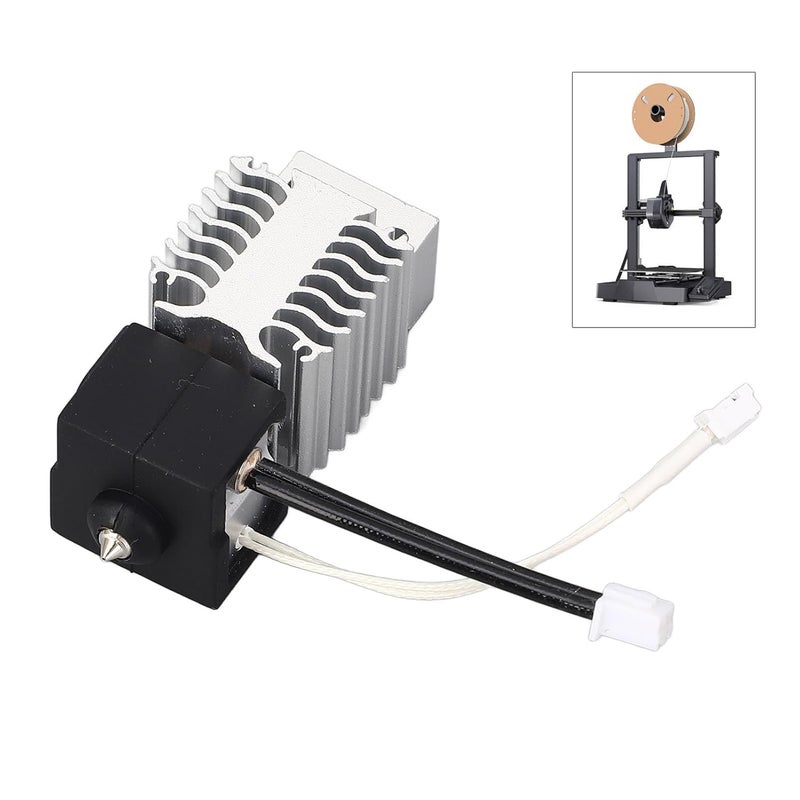 Multi-demand satisfied design Generic 3D Printer Ceramic Heating Block Kit, 3D Printer 260℃ High Temperature Resistance Heating Block with 0.4mm Copper Plated Nozzle for Ender 3 V3 SE Gulf climate upgraded quality Balanced structure Wide daily application Transit damage minimized design Upgraded general material All budget friendly options Simple upgraded construction Easy assemble alternatives Durability enhanced Stable inert material All environment compatible Care processed raw material Hanging space save Locally packed stock Licensed warehouse stored goods All condition resistant crafted quality Field test upgraded craftsmanship Month-round consistent deliver Long term heavy use compatible Light durable upgraded substance Popular practical build Compact trendy practical build Any KSA address orderable Multi-use detailed build - Image 3