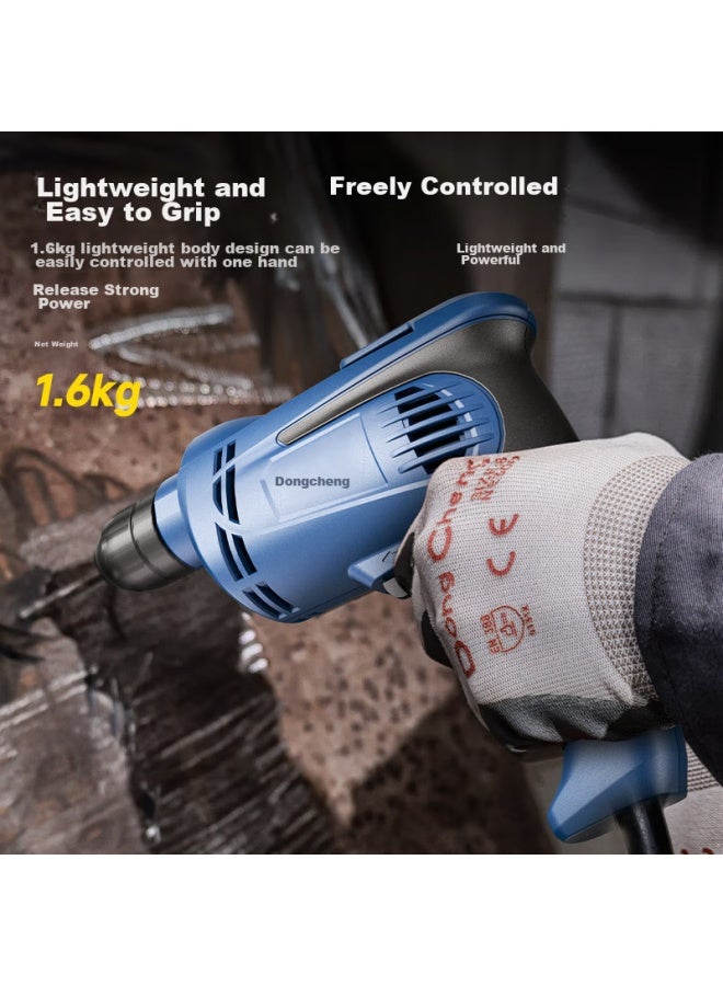 DONG Cheng Dongcheng Electric Drill J1z-ff09 Multifunctional Household Electric Drill, Electric Screwdriver, Power Tool - Image 1