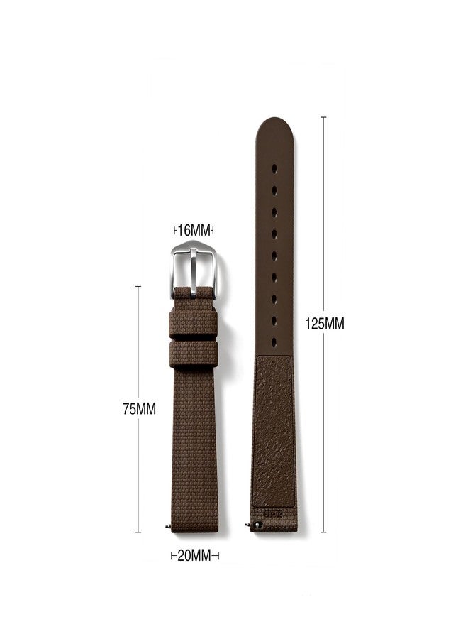 LDDAL Watch Bands for Moonswatch Watch，Silicone Quick Release Watch Strap Compatible with Omega X Swatch Moonswatch Speedmaster 20mm Men Women Watch Band Replacement (white) - Image 2