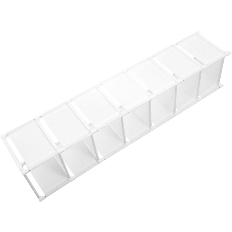 Foldable Shoe Rack Shoe Storage Organizer Space Saving Corner Show Organizer Stand (8-layers) - Image 5