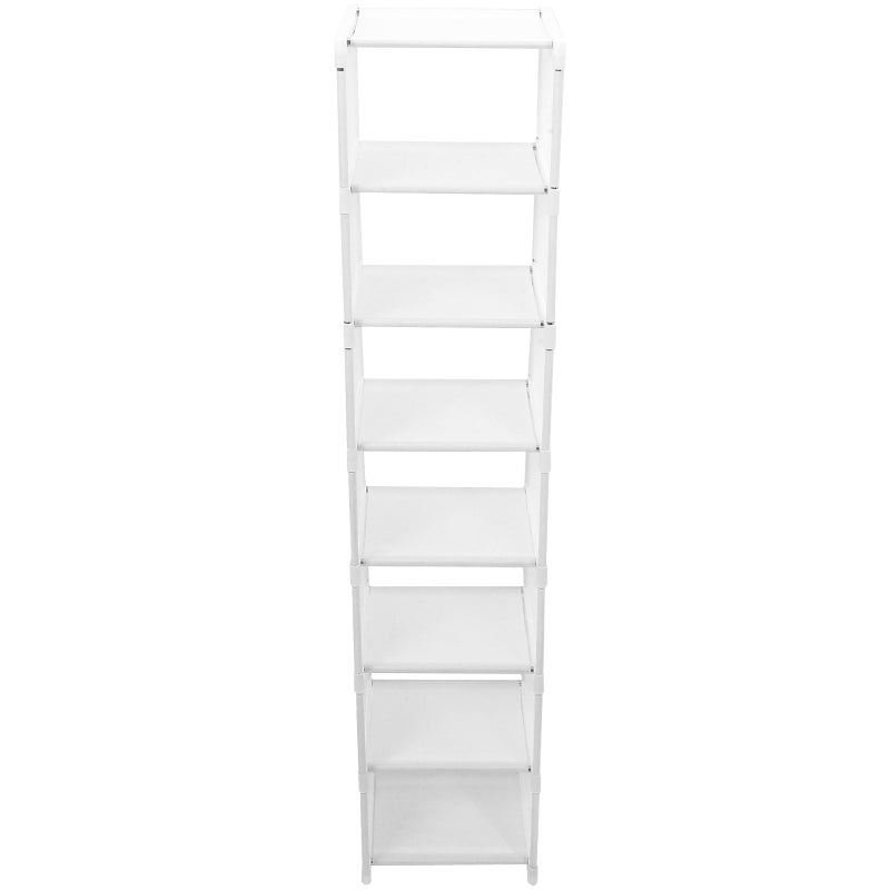 Foldable Shoe Rack Shoe Storage Organizer Space Saving Corner Show Organizer Stand (8-layers) - Image 1