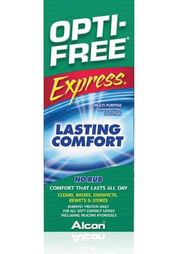 Optifree Opti-Free EXPRESS Contact Lens Solution - 120ml x 2 Pack - Image 2